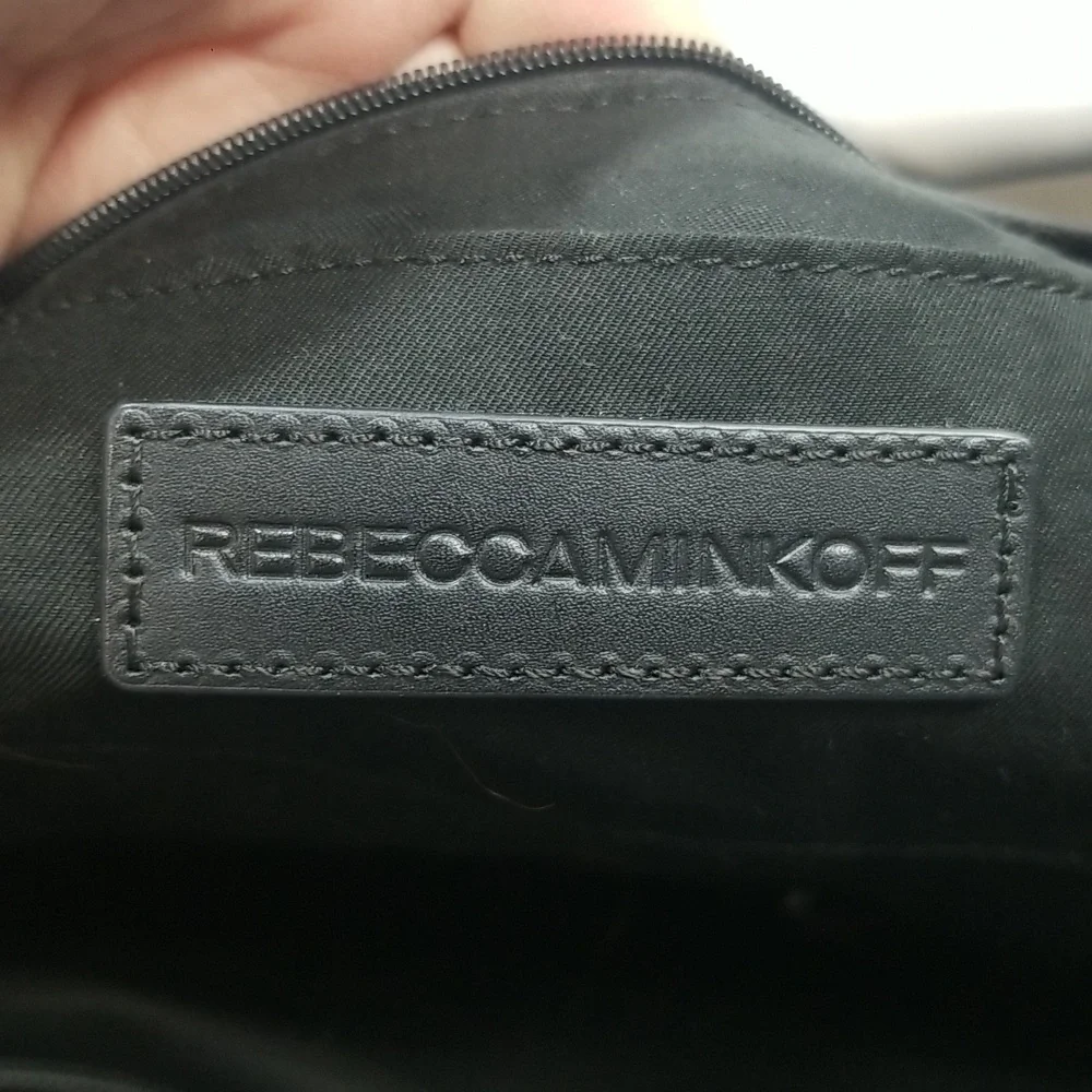 Rebecca minkoff leather laptop bag.